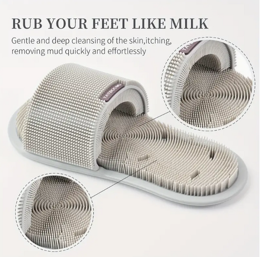 SILICONE FEET SCRUBBER SHOWER SET