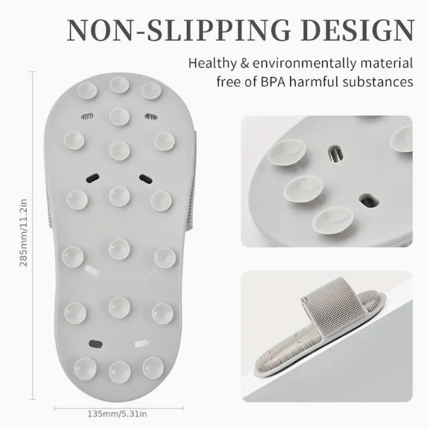 SILICONE FEET SCRUBBER SHOWER SET