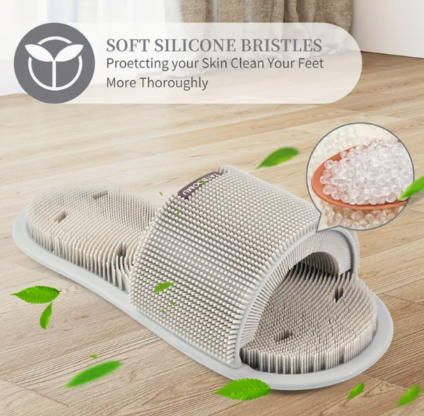 SILICONE FEET SCRUBBER SHOWER SET