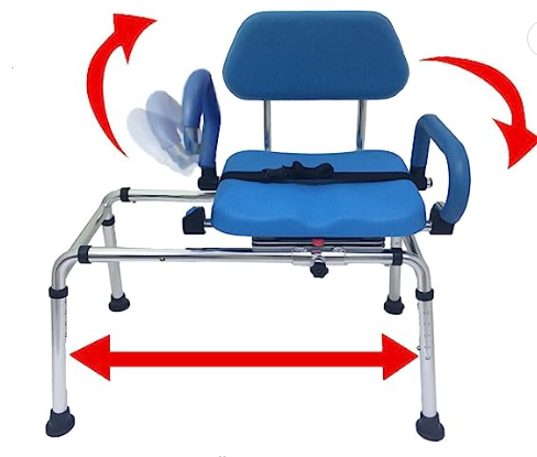 SLIDING SHOWER CHAIR/TUB TRANSFER BENCH