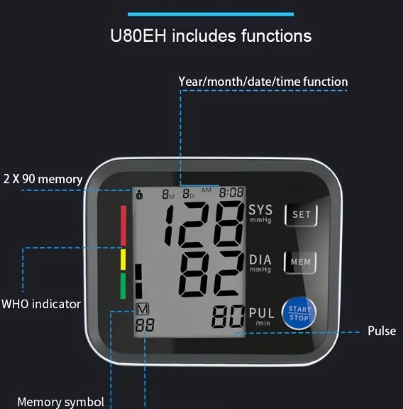 AUTOMATIC ELECTRIC ARM BLOOD PRESSURE DEVICE