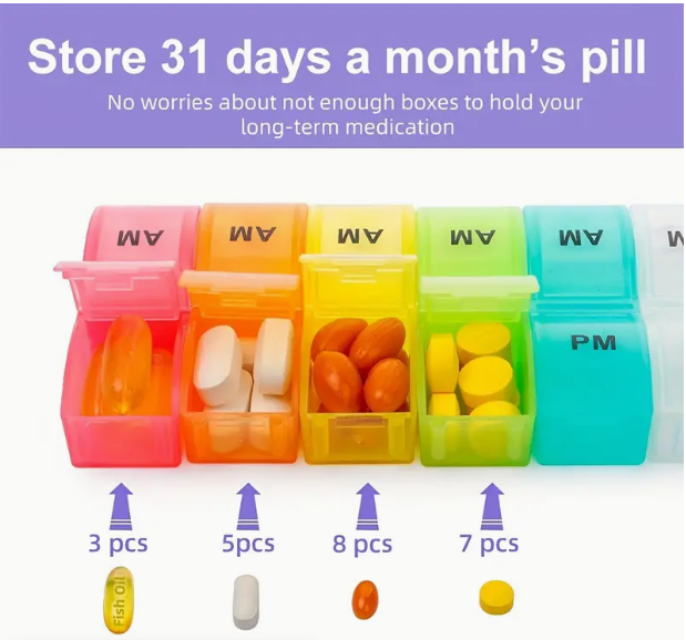 MONTHLY MEDICATION/PILL ORGANIZER