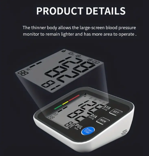 AUTOMATIC ELECTRIC ARM BLOOD PRESSURE DEVICE