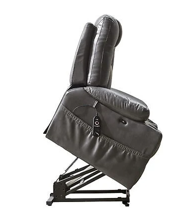 LEATHER ELECTRIC POWER LIFT RECLINER