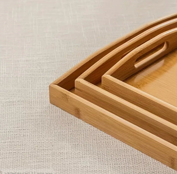 RECTANGULAR WOODEN TRAY